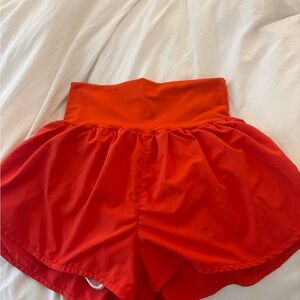 FP Movement Women's Red High-Waisted Carpe Diem Shorts